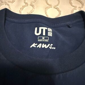 Uniqlo KAWS Dark Blue Tee